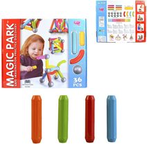 Magnetická stavebnice 36 dílků (v krabici)