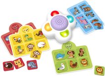 Hra Moje první baby zvukové Bingo zvířátka na baterie Světlo Zvuk
