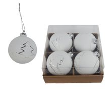 Vánoční ozdoba, 4 ks S0471 - 9 cm