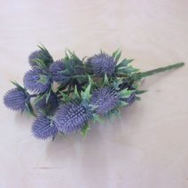 Umělá květina – bodlák fialový 371264-11 - 11 x 30 cm