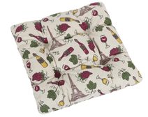 Sedák DANA prošívaný Bordová 41/808 40x40 cm