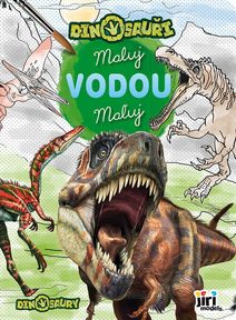 Maluj vodou Dinosauři omalovánky