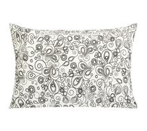 Povláček krepový - 50x70cm na zip ( pouze povlak ) Květ šedá