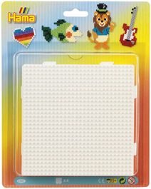 HAMA Podložka napojovací čtverec na zažehlovací korálky 14x14cm set 4ks na kartě