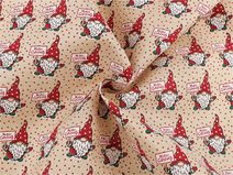 Vánoční dekorační METRÁŽ skřítek