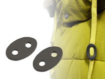 Brzdičky z eko kůže 21x33 mm 2ks