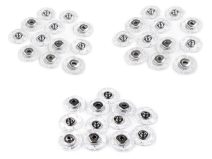 Designové patentky / druky Ø 18; 20; 25 mm 6 párů