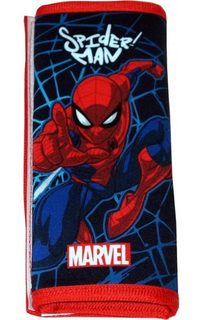 Polstrování bezpečnostního pásu Spiderman polyester, 1x 9x18 cm