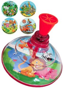 Káča točící velká 16cm dětský vlček plastový různé druhy