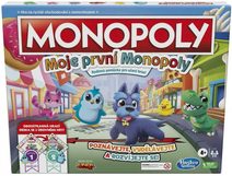 HASBRO Moje První MONOPOLY - 2v1 Verze - Společenská Hra pro Rodinu