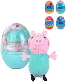 Vyrob si plyšáka prasátko Peppa Pig kreativní set ve vajíčku 4 druhy