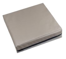 Sedák nepromokavý - 40x40x10 cm - potah na zip béžová