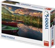 DINO Puzzle Štrbské pleso 66x47cm foto skládačka 1000 dílků v krabici