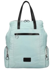 Tyrkysově modrý dámský látkový batoh / kabelka AM0334