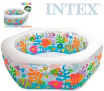 INTEX Bazén nafukovací oceán 191x178x61cm transparentní 56493