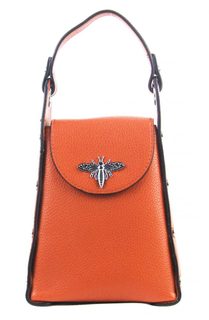 Menší dámská kabelka crossbody / do ruky oranžová