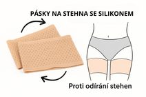 Samodržící pásky proti odírání stehen