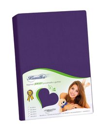 Prostěradlo jersey Švestková /031