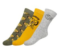 Ponožky dětské Lví král - sada 3 páry - 23-26 khaki