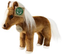 PLYŠ Kůň hnědý stojíci 23cm Eco-Friendly *PLYŠOVÉ HRAČKY*