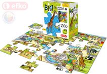 Baby Puzzle BIG V ZOO velké dílky skládačka set 24 dílků 68x47cm v krabici