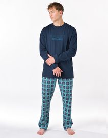 Pánské pyžamo dlouhé 79205P