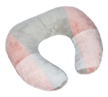 Polštářek cestovní podkova Růžová,Šedá 24/130 30x35 cm