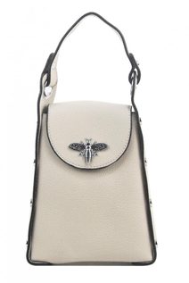 Menší dámská kabelka crossbody / do ruky krémová