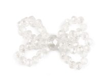 Mašlička z broušených skleněných korálků Hand made