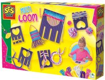 SES CREATIVE Stav tkalcovský velký kreativní set s přízí a bavlnkami