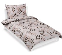 Povlečení bavlněné s hotelovou kapsou Šedá,Černá 190/945