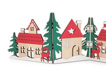 Dřevěné domečky / vesnička skládací