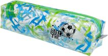 Pouzdro na pera a drobnosti Goal Time průhledný penál Fotbal