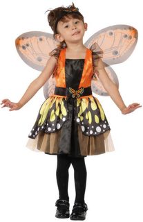 KARNEVAL Šaty Motýlí víla vel.XS (92-104 cm) 3-4 roky *KOSTÝM*