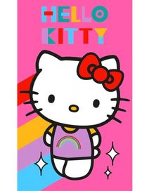 Dětský ručník Hello Kitty Rainbow 30x50 cm