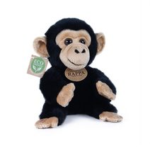 Plyšový šimpanz/opice sedící 18 cm ECO-FRIENDLY