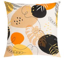 Polštářek ADÉLA - 40x40 cm Oblázky oranžová