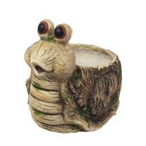 Dekorace na květiny hlemýžď X2357 - 28 x 21.5 x 25.5 cm