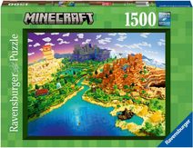 RAVENSBURGER Puzzle Minecraft 1500 dílků 80x60cm foto skládačka