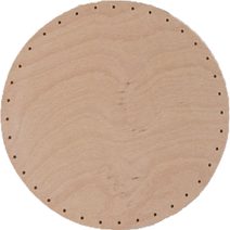 překližka tl.4mm pr.22cm s otvory 22P0022 - dia 22 cm