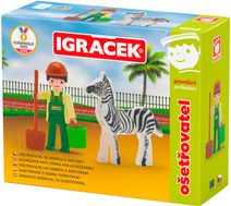 EFKO IGRÁČEK Ošetřovatel povolání set figurka kloubová se zebrou