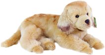 PLYŠ Pes ležící 32cm zlatý retrívr Eco-Friendly *PLYŠOVÉ HRAČKY*