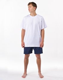 Pánské pyžamo krátké s potiskem 79194P