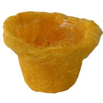 košík sisal pr.16cm-žlutý 381956-02 - dia 16 x 16 cm