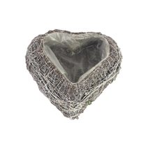 Dekorace k osázení - srdce P1433/2 - 22 x 25 x 8 cm