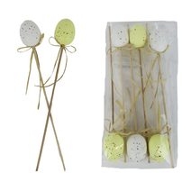 Zápich velikonoční vajíčka, 6 ks X7968/2 - 25*18*3.5CM