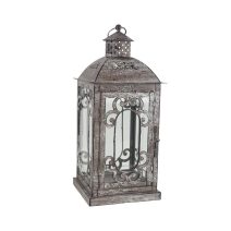 Kovová lucerna K4576/A - 16 × 16 × 36.5 cm