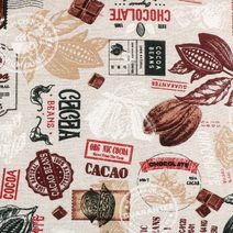 Látka - Ema Béžová,Hnědá 48/563 šířka 280 cm