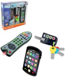 Tech Too baby set 3v1 (smartphone, klíče, ovladač; baterie, světlo, zvuk)