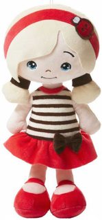 Panenka Anette 36cm textilní na mazlení do postýlky